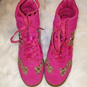 Coach High Top Platform shoes Ladies